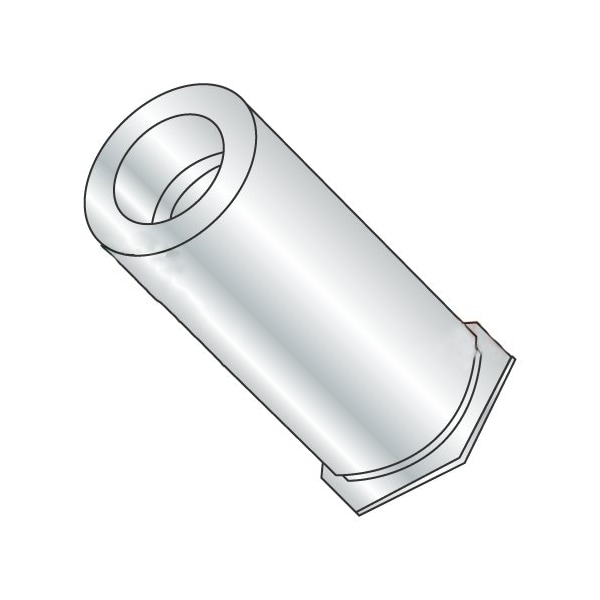 Newport Fasteners Round Standoffs, #4-40 Thrd Sz, 11/16 in Bd L, Steel Zinc, 1000 PK 316782 - main